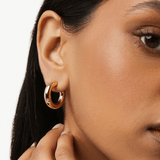 [Ana Luisa] Tia Mini Gold Hoop Earrings - The Pink Pineapple 850