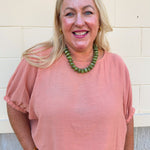 Apricot Allure Top - The Pink Pineapple 850