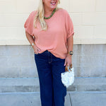 Apricot Allure Top - The Pink Pineapple 850