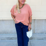 Apricot Allure Top - The Pink Pineapple 850