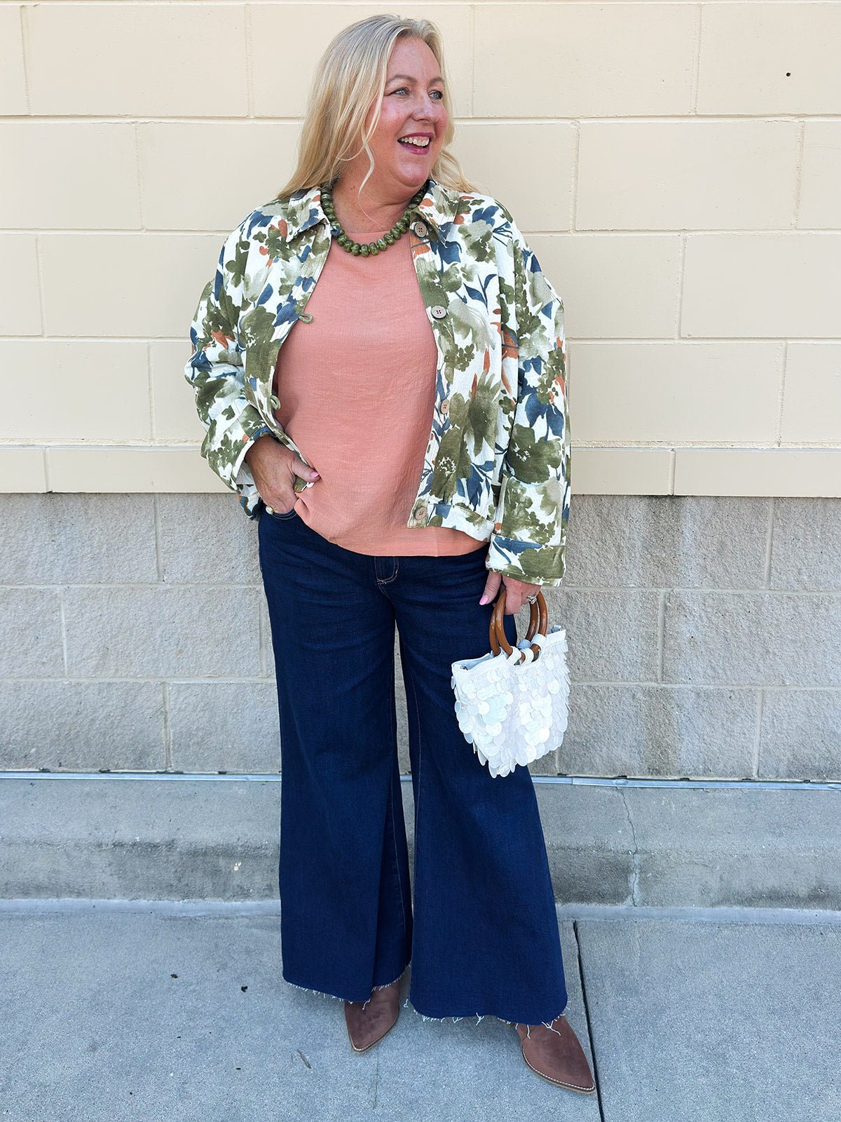 Apricot Allure Top - The Pink Pineapple 850