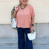 Apricot Allure Top - The Pink Pineapple 850