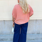 Apricot Allure Top - The Pink Pineapple 850