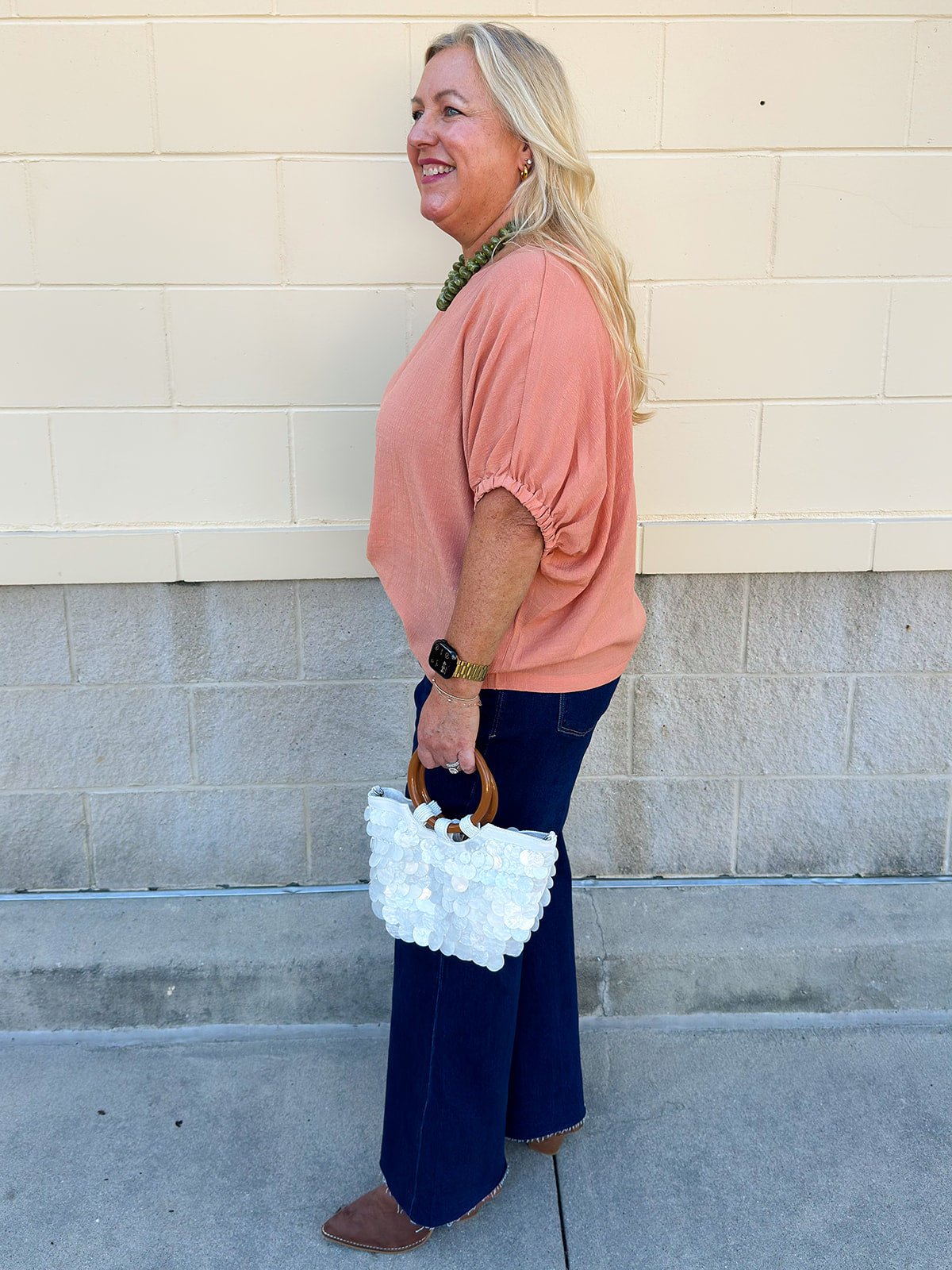 Apricot Allure Top - The Pink Pineapple 850