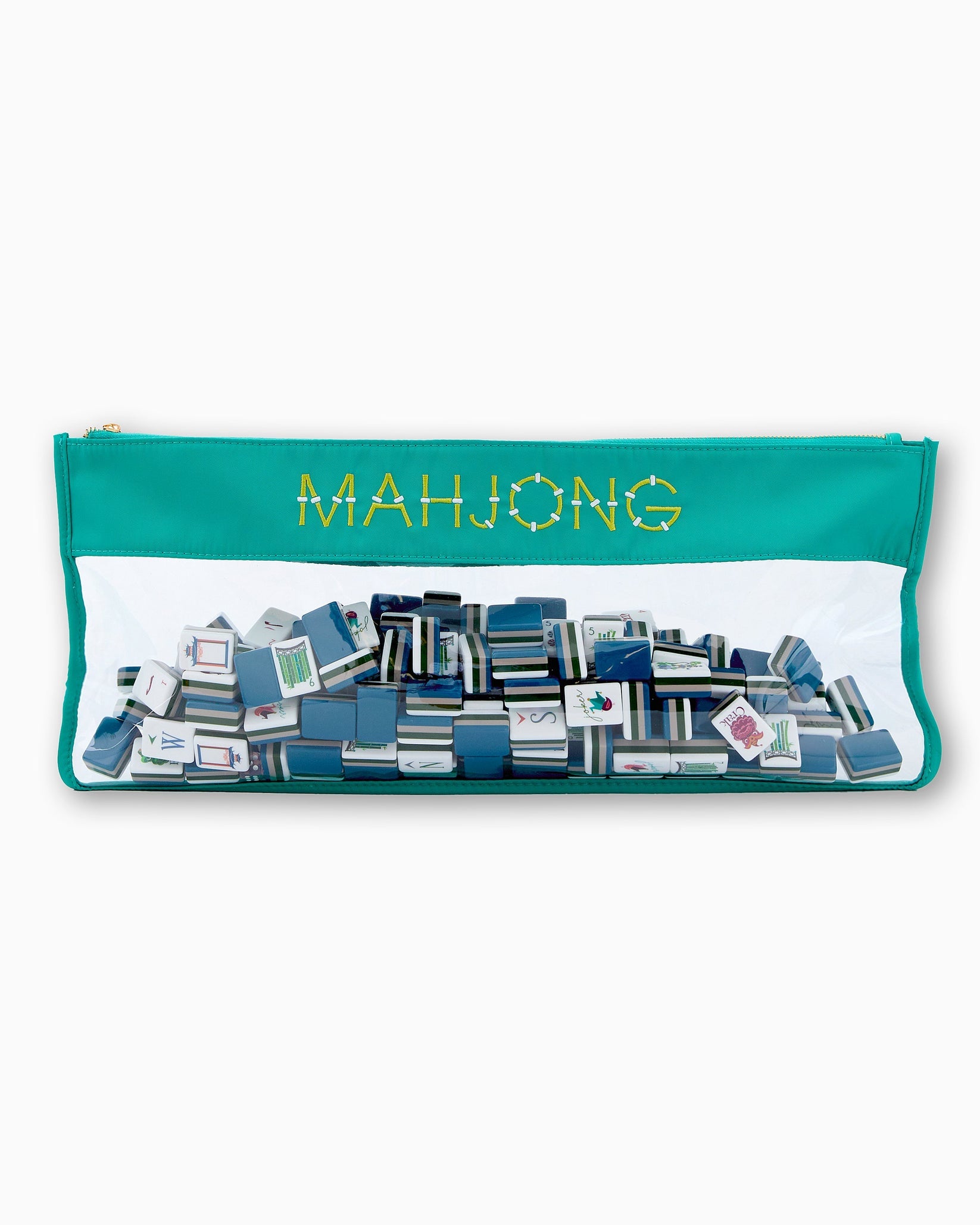 [Oh My Mahjong] Aqua Bamboo Bag