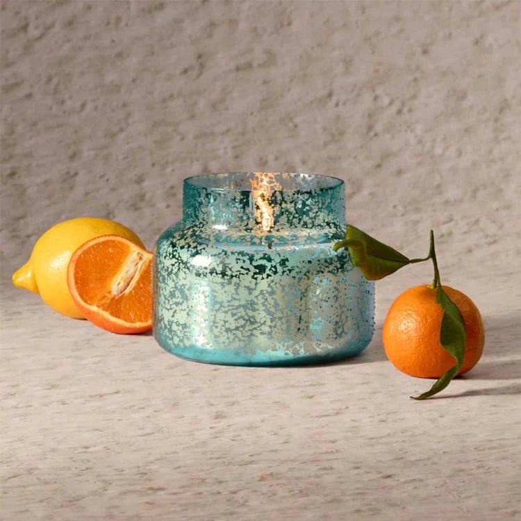 Aqua Opaline Volcano Signature Candle – 8 oz - The Pink Pineapple 850