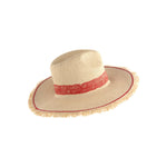 Ari Straw Hat in Red - The Pink Pineapple 850