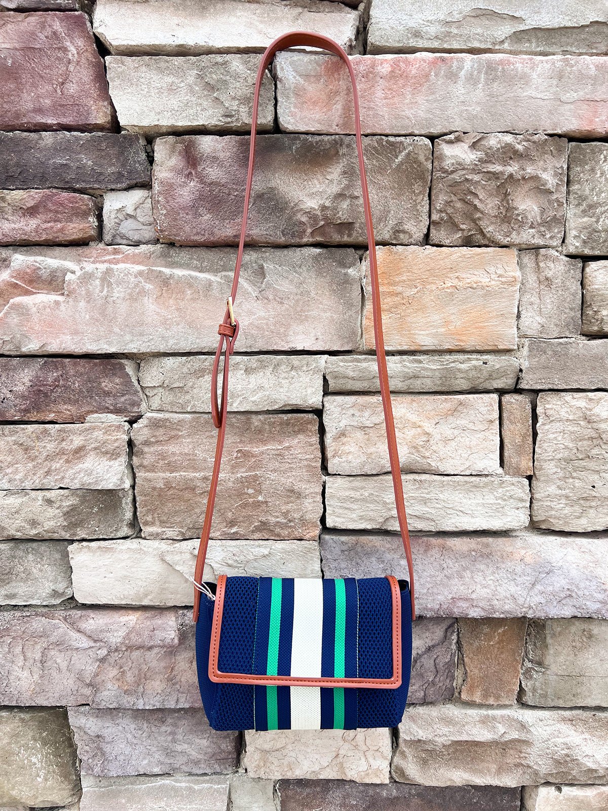 Aria Crossbody Bag - Navy - The Pink Pineapple 850