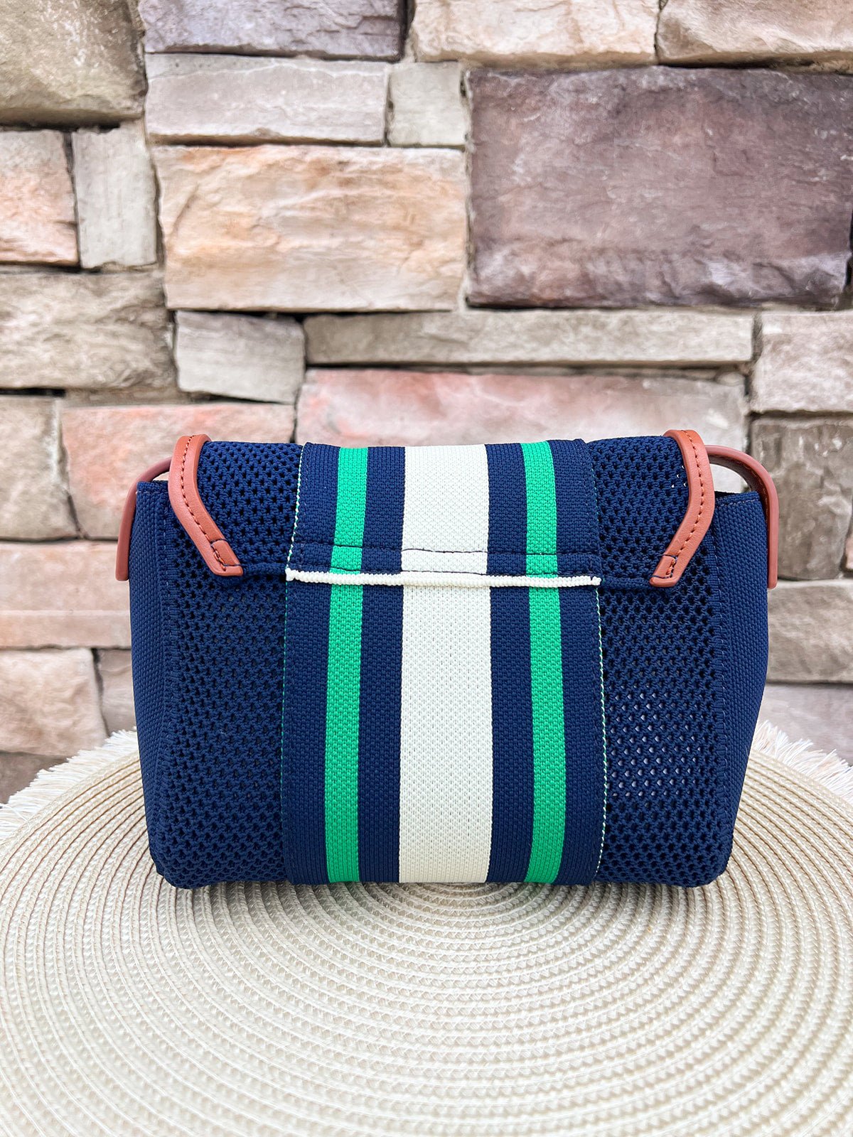 Aria Crossbody Bag - Navy - The Pink Pineapple 850