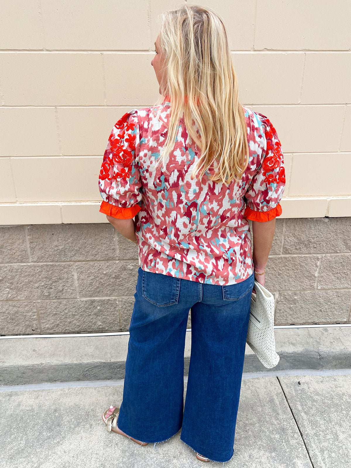 Artful Impression Printed Top - The Pink Pineapple 850