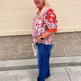 Artful Impression Printed Top - The Pink Pineapple 850