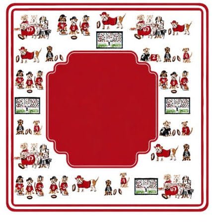 Athens Georgia Gameday Mahjong Mat- PREORDER - The Pink Pineapple 850