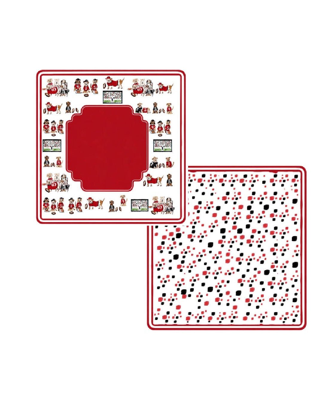 Athens Georgia Gameday Mahjong Mat- PREORDER - The Pink Pineapple 850