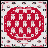 Athens Georgia Licensed Gameday Mahjong Mat - The Pink Pineapple 850