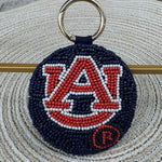 Auburn Beaded Keychain - The Pink Pineapple 850