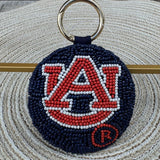 Auburn Beaded Keychain - The Pink Pineapple 850