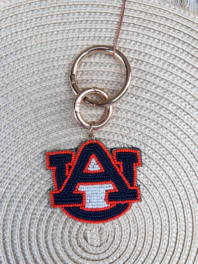 Auburn Beaded Purse Charm - The Pink Pineapple 850