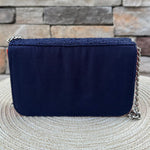 Auburn Navy Beaded Crossbody Mini Bag - The Pink Pineapple 850