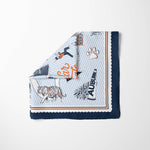 Auburn Pride Square Silk Scarf - The Pink Pineapple 850
