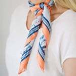 Auburn Tiger Pride Square Silk Scarf - The Pink Pineapple 850