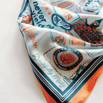 Auburn Tiger Pride Square Silk Scarf - The Pink Pineapple 850