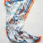 Auburn Tiger Pride Square Silk Scarf - The Pink Pineapple 850