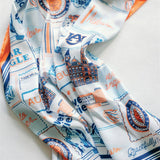 Auburn Tiger Pride Square Silk Scarf - The Pink Pineapple 850