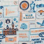Auburn Tiger Pride Square Silk Scarf - The Pink Pineapple 850