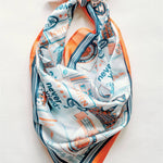 Auburn Tiger Pride Square Silk Scarf - The Pink Pineapple 850