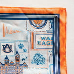 Auburn Tiger Pride Square Silk Scarf - The Pink Pineapple 850