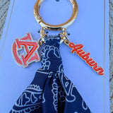 Auburn Tigers Logo Bandana Bag Charm - The Pink Pineapple 850