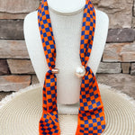 Auburn Tigers Magnetic Pearl Scarf Necklace - The Pink Pineapple 850