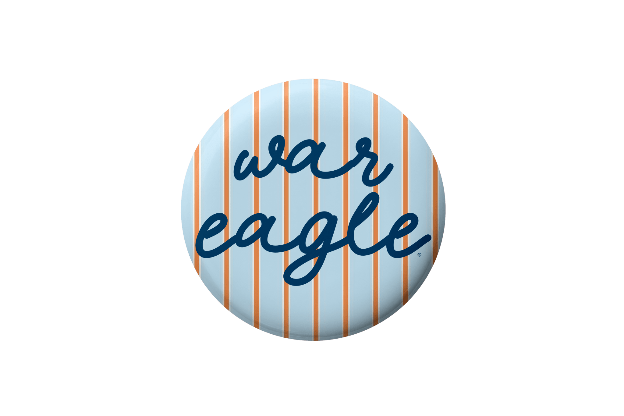 Auburn War Eagle Gameday Button - The Pink Pineapple 850