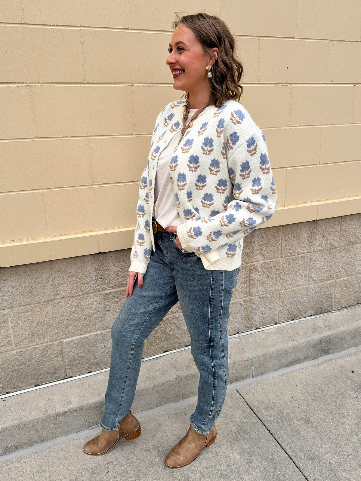 Autumn Bloom Cardigan - The Pink Pineapple 850