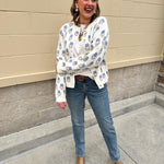 Autumn Bloom Cardigan - The Pink Pineapple 850