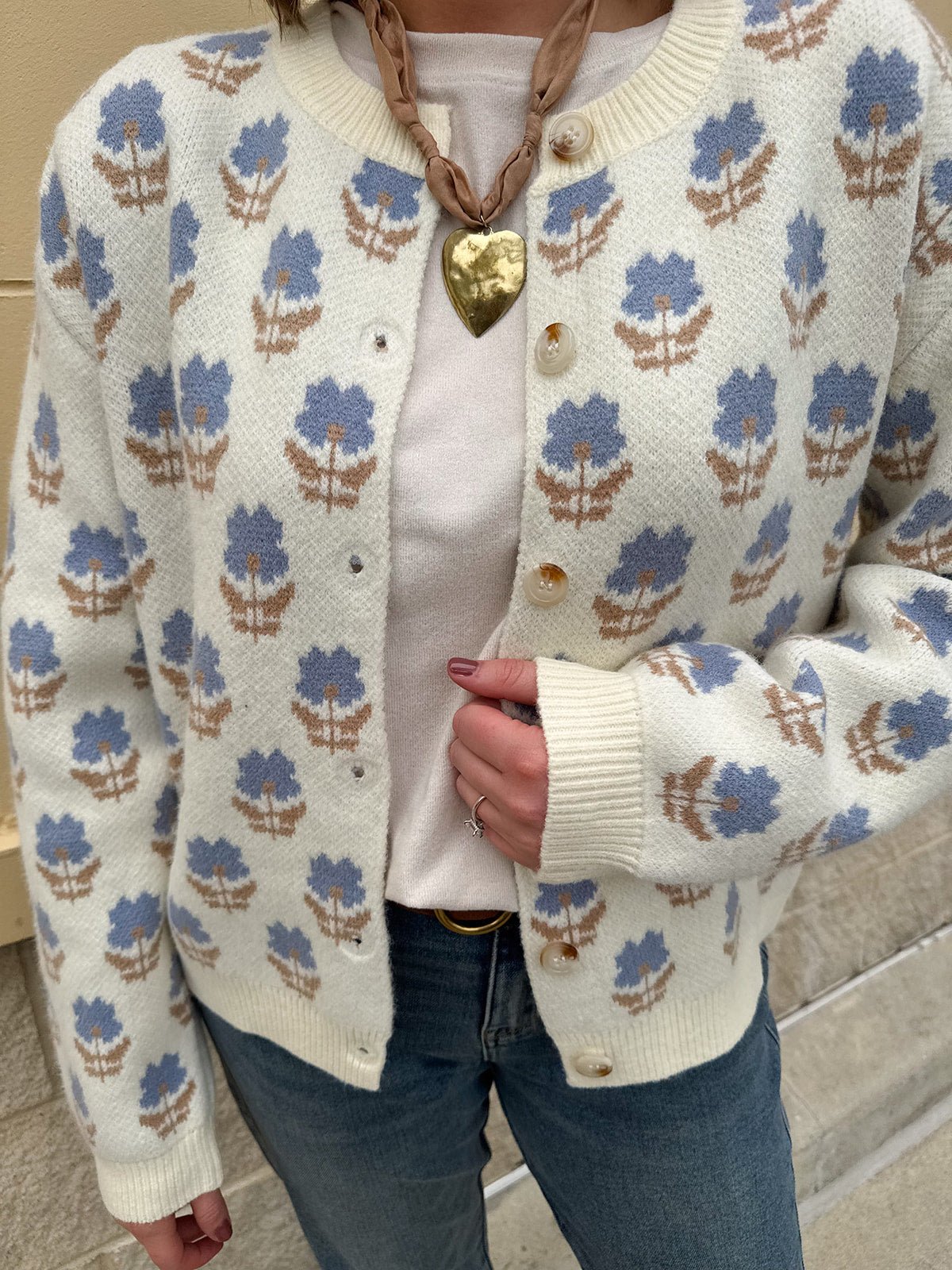 Autumn Bloom Cardigan - The Pink Pineapple 850