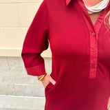 Autumn Elegance Shift Mini dress - The Pink Pineapple 850