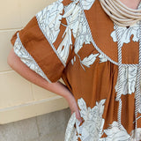 Autumn Garden Babydoll Dress - The Pink Pineapple 850