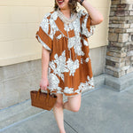 Autumn Garden Babydoll Dress - The Pink Pineapple 850