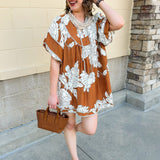 Autumn Garden Babydoll Dress - The Pink Pineapple 850