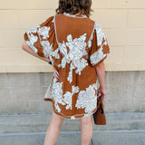 Autumn Garden Babydoll Dress - The Pink Pineapple 850