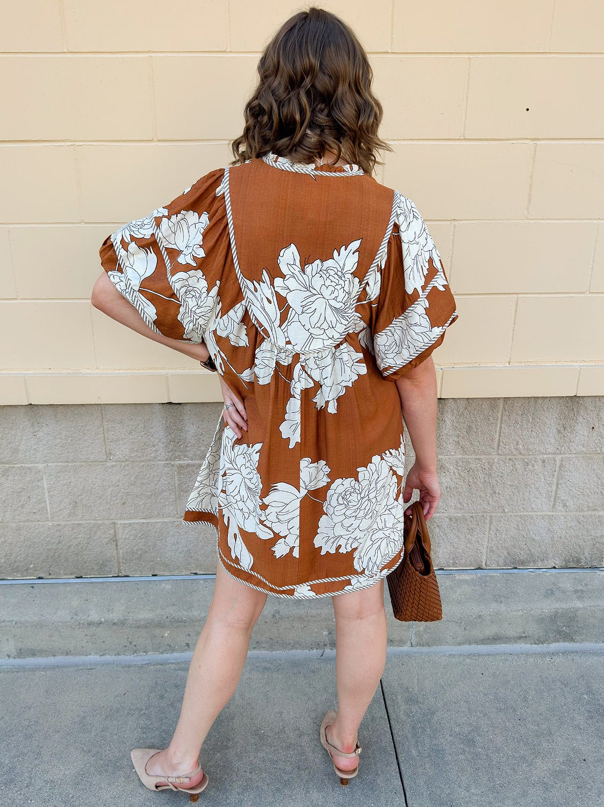 Autumn Garden Babydoll Dress - The Pink Pineapple 850