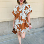 Autumn Garden Babydoll Dress - The Pink Pineapple 850