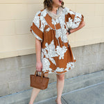 Autumn Garden Babydoll Dress - The Pink Pineapple 850