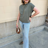 Autumn Luxe Diamond Sweater in Olive - The Pink Pineapple 850