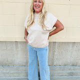 Autumn Luxe Diamond Sweater in Taupe - The Pink Pineapple 850