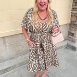 Autumn Mosaic Dress - The Pink Pineapple 850
