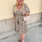 Autumn Mosaic Dress - The Pink Pineapple 850