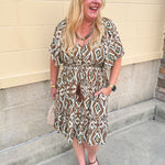 Autumn Mosaic Dress - The Pink Pineapple 850