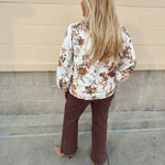 Autumn Solstice V - Neck Top - The Pink Pineapple 850